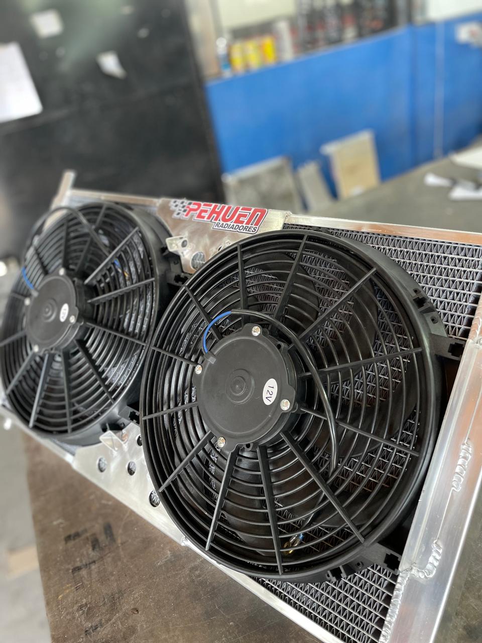 Radiador con ventiladores Pehuen